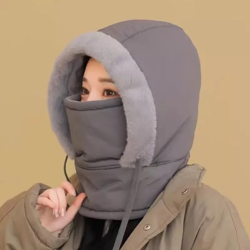 উইন্টার ক্যাপ ধুসর-(Grey) - Ma-amina.com